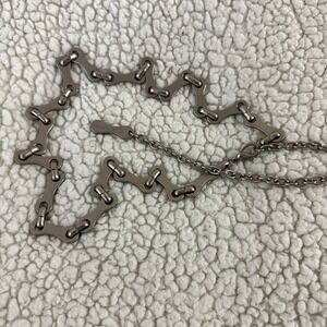 Vintage Y2K 90s CK Calvin Klein Jeans 29-40" Industrial Biker Chain Link Belt